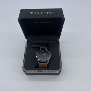 NEW Tahari Watch Leather Band Watch